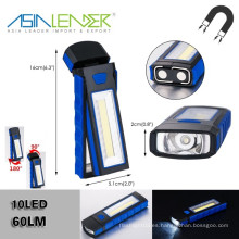 Portable magnética 3w COB + luz de inspección LED